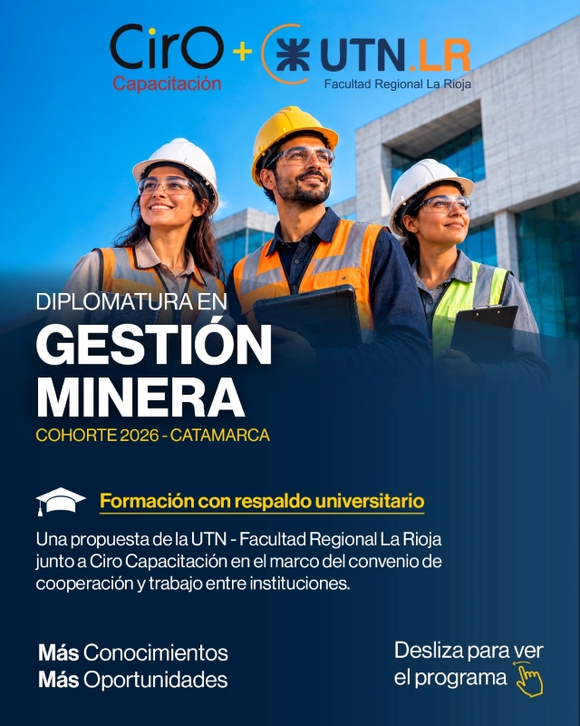 Diplo en Gestión Minera - 2026